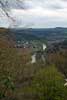 Het uitzicht over Echternach bij Geierslay in Luxemburg
