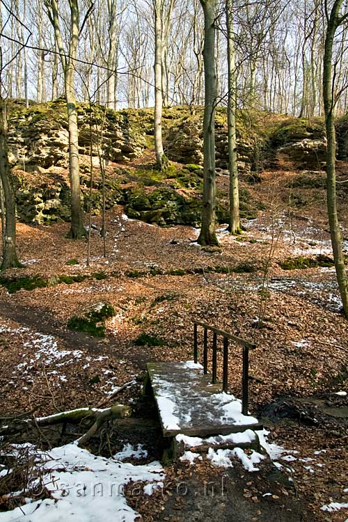 Eén van de vele leuke bruggetjes tijdens deze wandeling bij Larochette