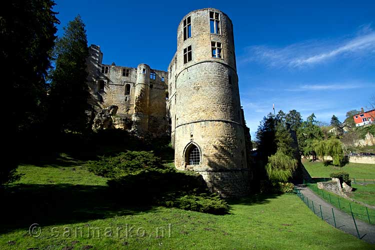 Chateau Beaufort bij Beaufort in Luxemburg