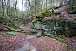 Wandelen door de Roitsbach bij Berdorf in Luxemburg