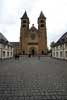 De ingang van de kerk van de Abdij van Echternach