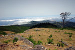 Uitzicht vanaf een uitzichtpunt over Pico do Arieiro op Madeira