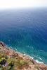 Vanaf de zuidkust uitzicht op de Atlantische oceaan bij Madeira