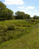 Uitkijkend over de velden van Kampina