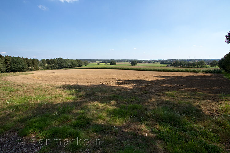 Het uitzicht over 's-Heerenberg (gemeente Montferland) vanaf het Bergherbos