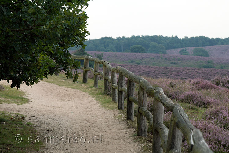 Het wandelpad van de Posbank naar het pannekoekenhuis