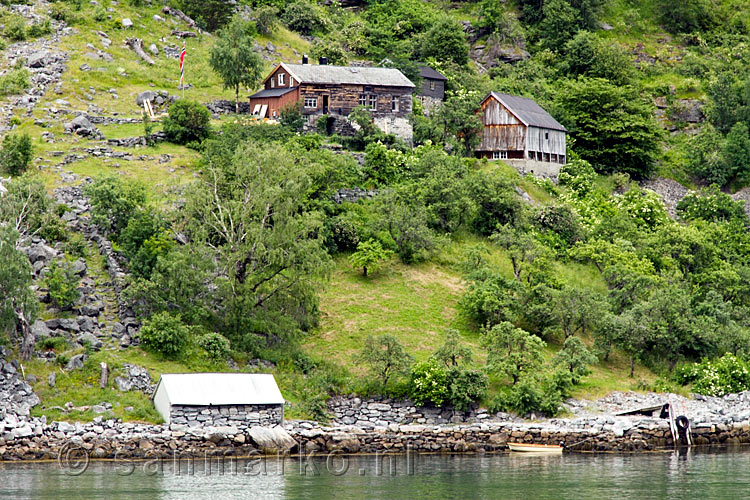 Nog een verlaten boerderij in het Geirangerfjord bij Geiranger