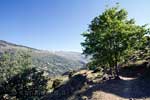 Het uitzicht vanaf het wandelpad naar Cortijo de las Thomas