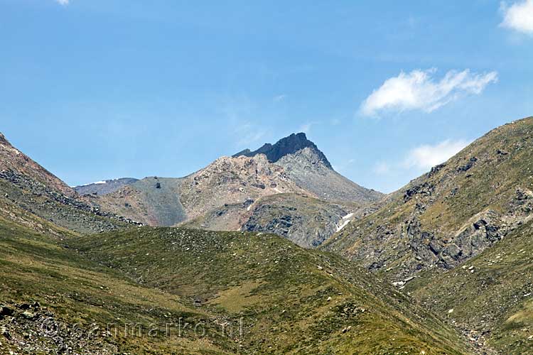 Het uitzicht op de Veleta tijdens de rondwandeling bij Capileira