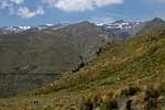 Een zeer mooi uitzicht op de Sierra Nevada vanaf het wandelpad bij Capileira