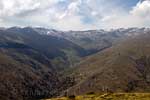 Een zijvallei van de Poqueira vallei in de Sierra Nevada in Spanje