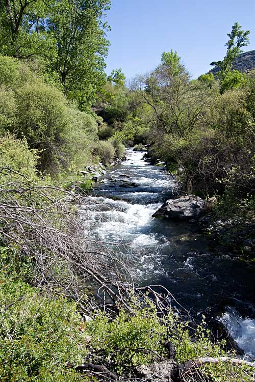 De Rio Trevélez tijdens onze wandeling bij Trevélez in de Sierra Nevada in Spanje