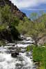 De mooie natuur rondom de Rio Trevélez in de Alpujarras in Spanje