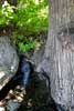 Een kleine waterval in de barranco bij Yegen