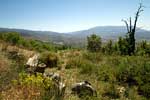 Het laatste uitzicht vanaf het wandelpad bij Yegen in de Alpujarras