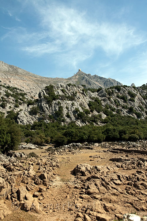 Het radarstation op de Puig Major op Mallorca