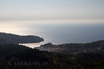 Het uitzicht op Mallorca op een van de miradors door de Serra de Tramontana