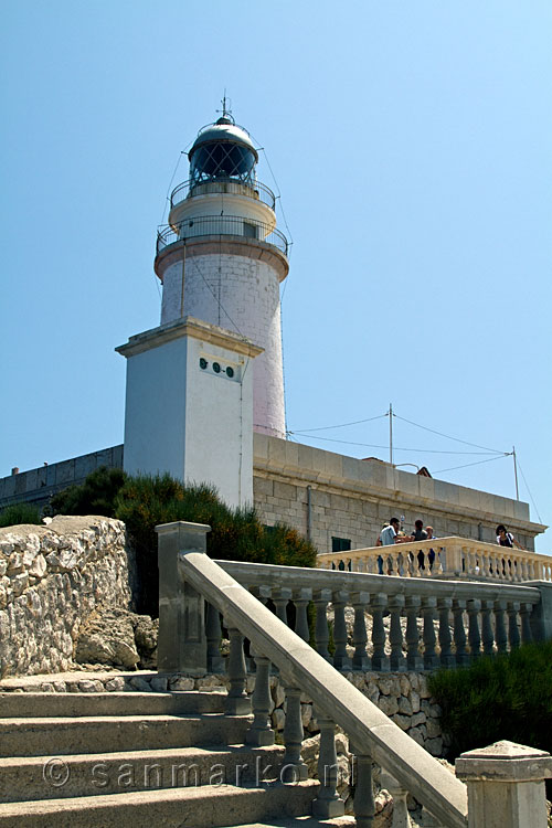 De vuurtoren Cap de Formentor op Mallorca in Spanje