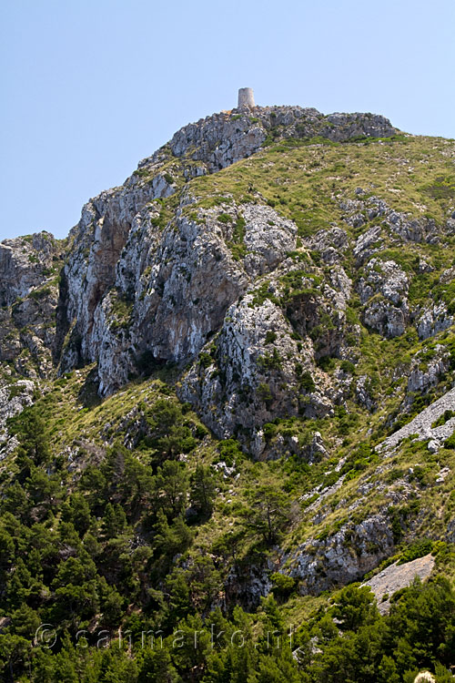 Een van de vele wachttorens van Mallorca