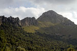 De Puig de ses Vinyes gezien vanaf de weg naar Sa Calobra