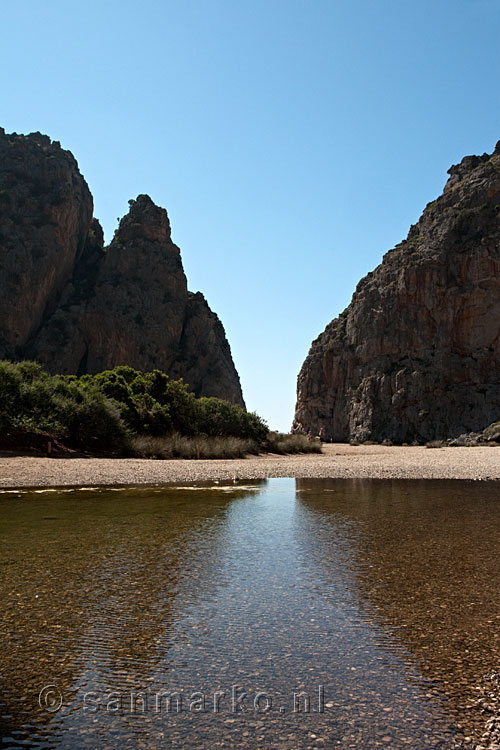 De mooie kloof Torrent de Pareis op Mallorca