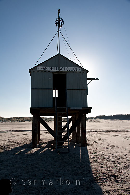 Het drenkelingenhuisje op Terschelling