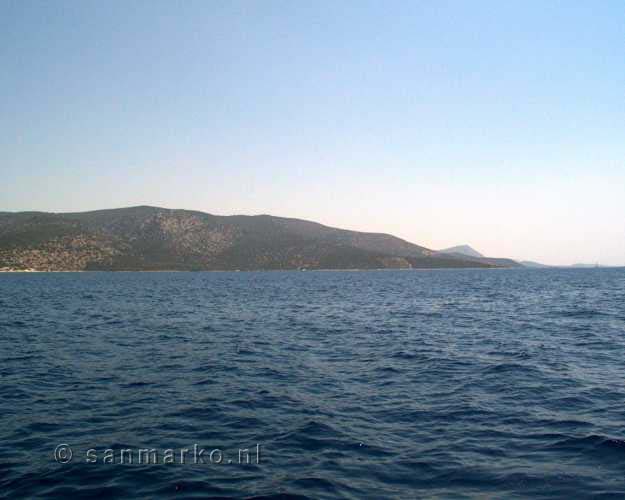 Tijdens een boottocht vanuit Bodrum