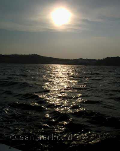 Zonsondergang bij Bodrum