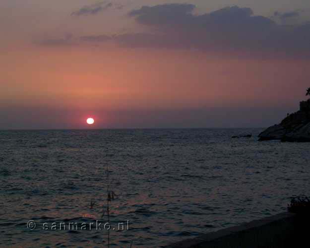 Zonsondergang in Kusadasi