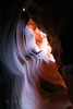 Lichtinval in Antelope Canyon in Amerika