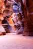 Aan het begin van Antelope Canyon, Arizona