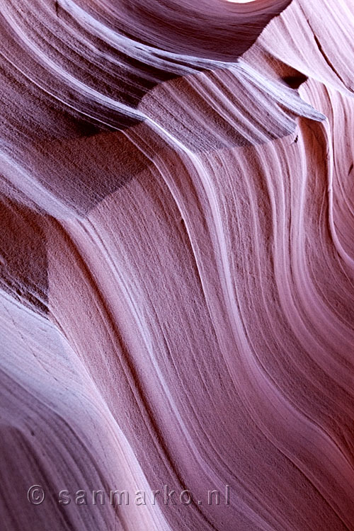 Close up van Antelope Canyon in Amerika