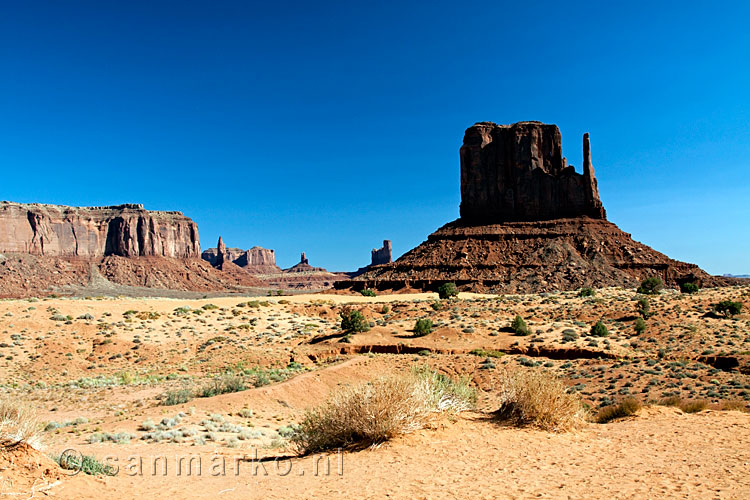 West Mitton Butte in Monument Valley in Utah