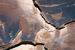 Petrogliefen van de Anasazi in Monument Valley
