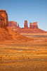 Castle Butte in Monument Valley in de USA