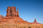 West Mitton Butte in Monument Valley in Utah in de USA