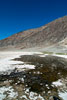 Helder en zout water in Bad Water in Death Valley