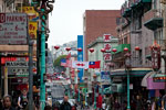 De drukte van China Town in San Francisco