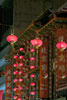 De lampionnen van China Town in San Francisco in de avond