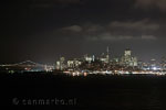 San Francisco bij nacht vanaf Alcatraz