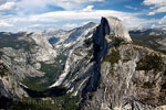 Half Dome gezien vanaf Glacier Point in Yosemite National Park