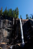 Een beter uitzicht over de Vernall Fall is er niet in Yosemite