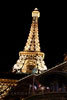 Eiffel Tower van Paris Casino in de avond