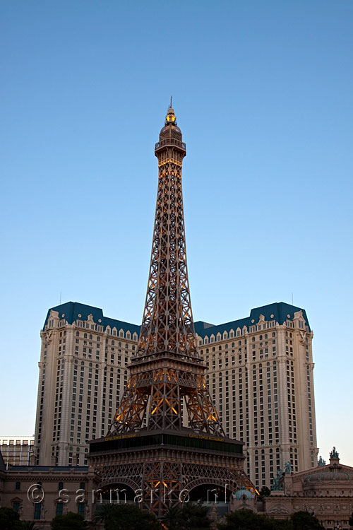 De Eiffeltoren van Paris Casino in Las Vegas, Nevada