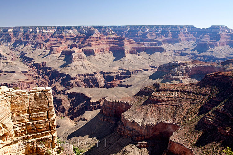 Grand Canyon National Park vanaf de South Rim in Arizona