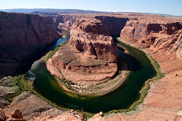 Horse Shoe Bend bij Page in Arizona