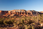 Mummy Cliffs in Capitol Reef bij zonsondergang