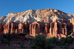 Close up van de Mummy Cliffs bij Capitol Reef National Park