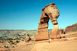 Delicate Arch in Arches National Park bij Moab in Utah