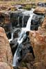 Een waterval bij Bourke's Luck Potholes in de Blyde River Canyon Nature Reserve
